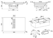 Варочная панель со встроенной вытяжкой Smeg HOBD482D2 фото 2 в Челябинске