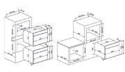 Компактный духовой шкаф с СВЧ Smeg SF4750MCAO фото 2 в Челябинске