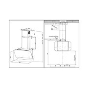 Наклонная вытяжка Korting KHC 66135 GN фото 3 в Челябинске