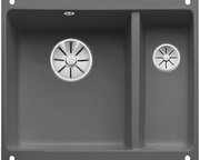 Мойка Blanco SUBLINE 350/150-U керамика отводная арматура InFino® базальт фото в Челябинске