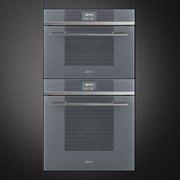Компактный духовой шкаф с пароваркой Smeg SF4104VCS фото 4 в Челябинске
