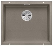Мойка Blanco SUBLINE 500-U SILGRANIT отводная арматура InFino® серый беж фото в Челябинске