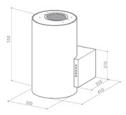 Вытяжка Faber Bios EG6 WH F32 фото 3 в Челябинске