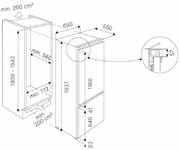 Встраиваемый холодильник Kuppersbusch FKGF 9835.0i фото 2 в Челябинске