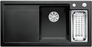Мойка Blanco AXON II 6 S (чаша справа) керамика клапан-автомат InFino® черный фото в Челябинске