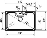 Мойка Franke BCX 610-81 TL сталь фото 2 в Челябинске