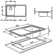 Мойка Smeg LM861S фото 2 в Челябинске