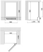 Встраиваемый винный шкаф Pando PVMBP 60-45 PAL фото 4 в Челябинске