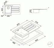 Мойка Smeg LMN1VND фото 2 в Челябинске