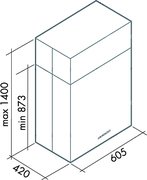 Вытяжка Falmec Altair Isola top 60 ix (1000) ECP фото 3 в Челябинске