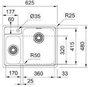 Мойка Franke BCX 260 TL сталь фото 2 в Челябинске