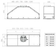 Встраиваемая вытяжка Pando GTI/810 INOX V.850 SEC фото 4 в Челябинске
