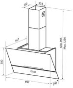 Вытяжка Zigmund Shtain K 142.9 W фото 4 в Челябинске