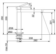 Смеситель Franke Format хром фото 2 в Челябинске