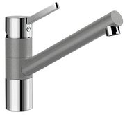 Смеситель Blanco Tivo chrome/Silgranit алюметаллик фото в Челябинске