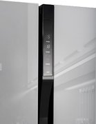 Холодильник Hyundai CS6503FV белое стекло фото 4 в Челябинске