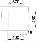 Мойка BLANCO CLARON 340-IF нержавеющая сталь Durinox фото 4 в Челябинске