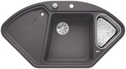 Мойка Blanco DELTA II-F SILGRANIT клапан-автомат InFino® темная скала фото в Челябинске