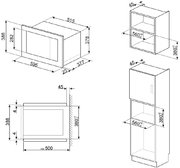 Встраиваемая микроволновая печь Smeg FMI625CN фото 4 в Челябинске