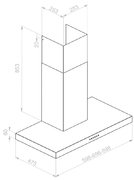 Вытяжка Pando P-823N/90 IX V.850 ECO SEC PLUS фото 2 в Челябинске