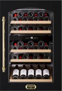 Встраиваемый винный шкаф Lofra ZBRNM41MD/O CANTINA 41 NERO MAT OTTONE 2T фото в Челябинске