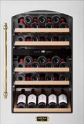 Встраиваемый винный шкаф Lofra ZBRS41MD/O CANTINA 41 INOX OTTONE 2T фото в Челябинске