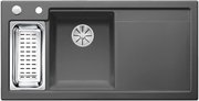 Мойка Blanco AXON II 6 S (чаша слева) керамика клапан-автомат InFino® базальт фото в Челябинске