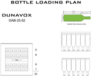 Винный шкаф Dunavox DAB-25.62DW.TO фото 3 в Челябинске