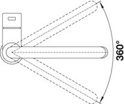 Смеситель Blanco CANDOR полированная нержавеющая сталь фото 4 в Челябинске