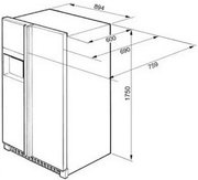 Холодильник Smeg SS55PNL1 фото 4 в Челябинске