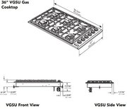 Газовая варочная панель Viking EVGSU5361SS фото 4 в Челябинске