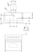 Вытяжка Pando P-730/90 CR NE V. 1050 SEC PLUS фото 3 в Челябинске