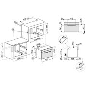 Компактный духовой шкаф с СВЧ Smeg SF4920MCN1 фото 3 в Челябинске