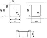 Мойка Smeg VSTR34DKX фото 2 в Челябинске