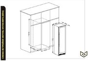 Винный шкаф Meyvel MV110-KST2 Узкий Итальянский орех (Slim) фото 3 в Челябинске