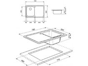 Мойка Smeg SP791DN фото 3 в Челябинске