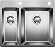 Мойка Blanco Andano 340/180-IF/A чаша справа, клапан-автомат нержавеющая сталь фото в Челябинске