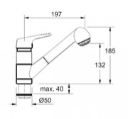 Смеситель Franke 470-1 хром/графит фото 2 в Челябинске