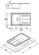 Мойка Smeg LZ791B фото 2 в Челябинске