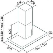 Вытяжка Falmec Lux isola 120 ix (800) ECP фото 4 в Челябинске