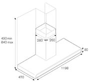 Вытяжка Bertazzoni KG120CONXA фото 4 в Челябинске