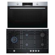 Bosch (духовой шкаф VGD553FB0 + варочная панель PRS9A6D70M)