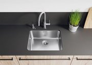 Мойка Blanco Solis 500-U нержавеющая сталь полированная клапан-автомат InFino 526122 фото 4 в Челябинске