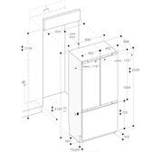 Встраиваемая холодильно-морозильная комбинация Gaggenau RY492304 фото 3 в Челябинске