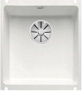 Мойка Blanco SUBLINE 375-U керамика отводная арматура InFino® матовый белый фото в Челябинске