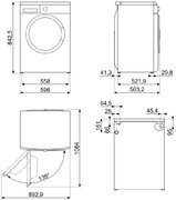 Стиральная машина Smeg WM3T84RU фото 4 в Челябинске