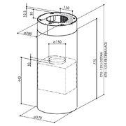 Вытяжка Faber CYLINDRA ISOLA EG10 X  A37 фото 3 в Челябинске