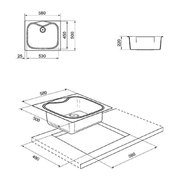 Мойка Smeg LSE58RA фото 2 в Челябинске