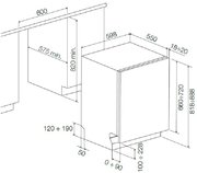 Встраиваемая посудомоечная машина Fulgor Milano FDW 8291.1 фото 4 в Челябинске