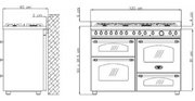 Варочный центр Lofra P126SMFE+MF/2Ci фото 4 в Челябинске